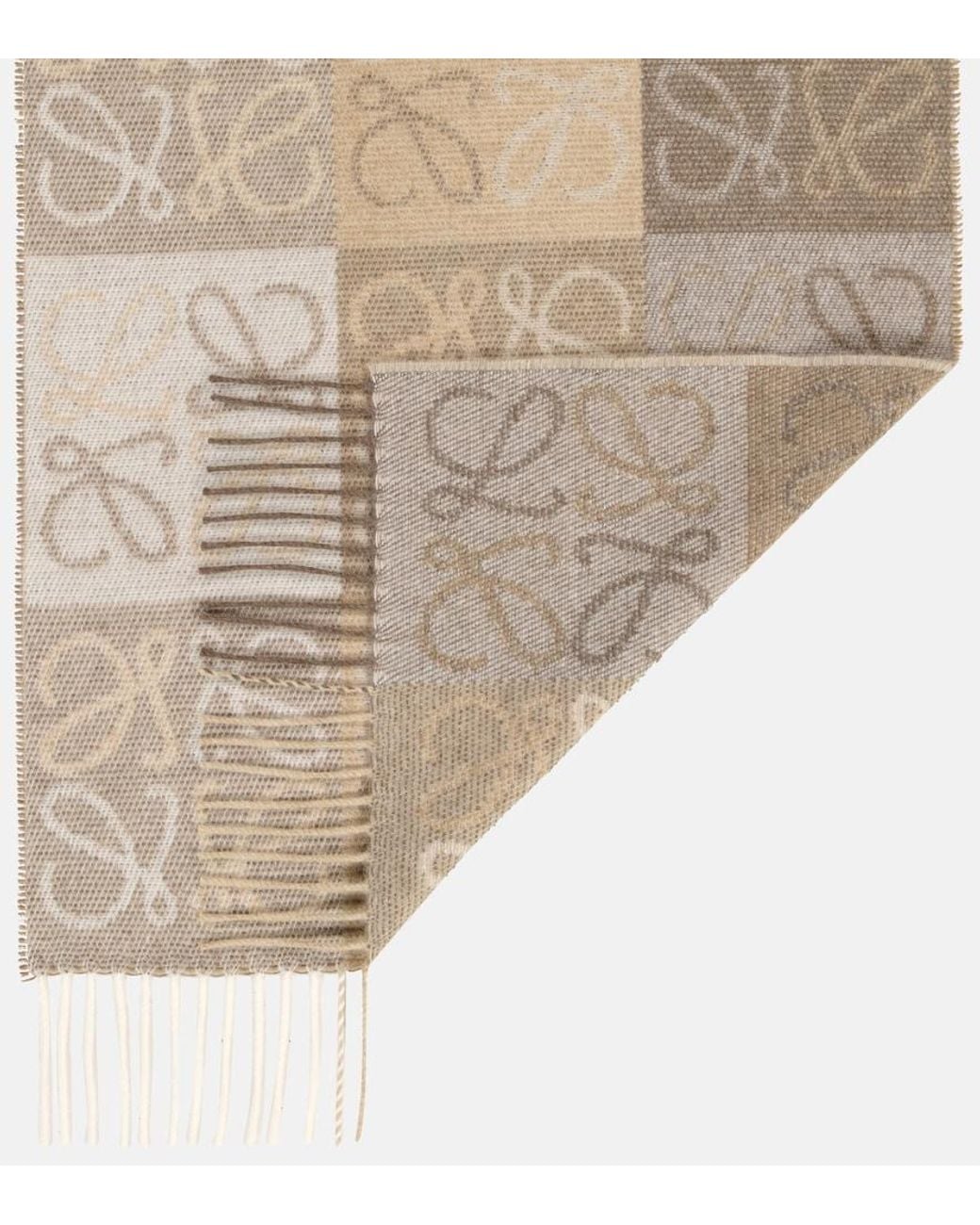 Sciarpa Anagram di Loewe in Natural