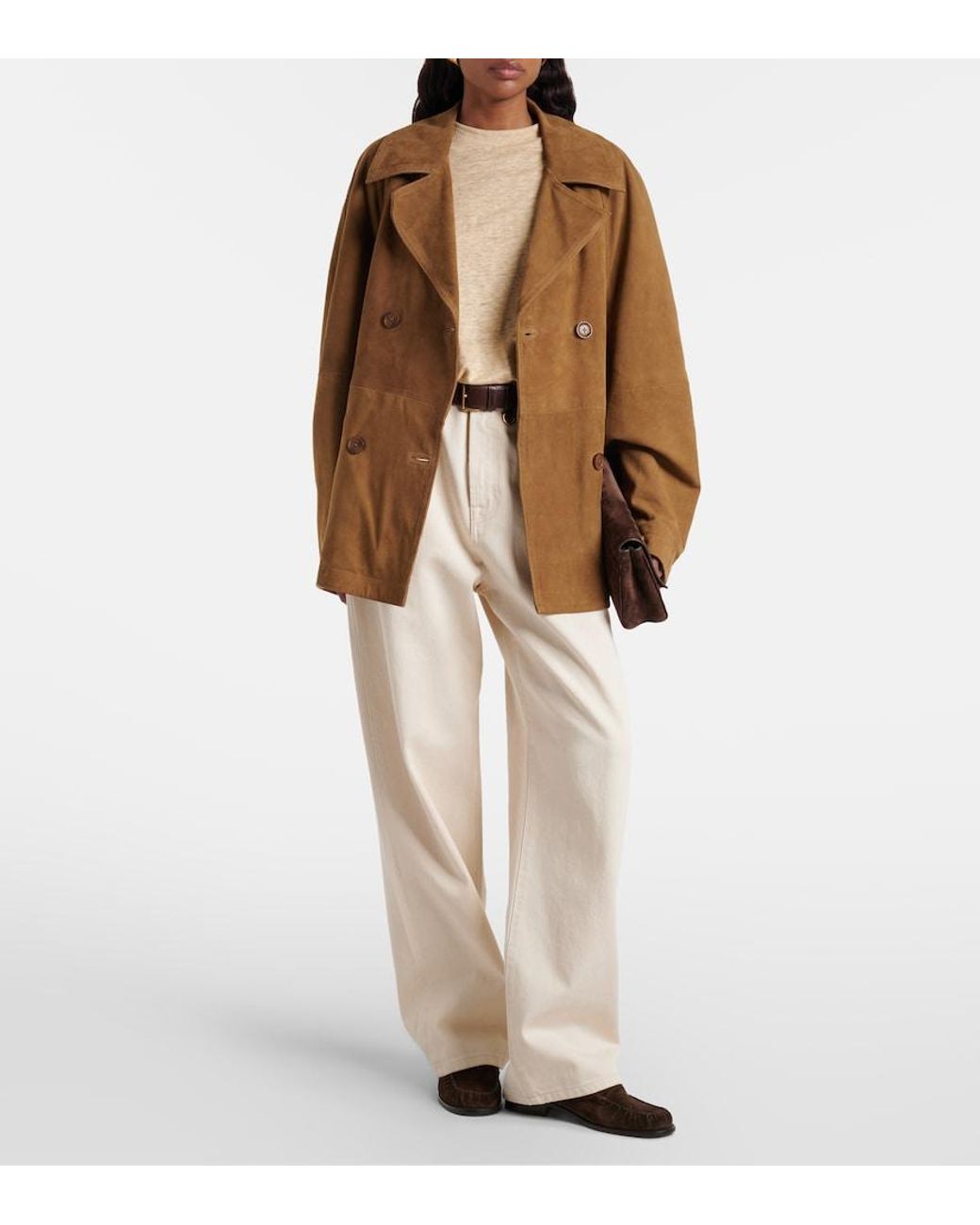 Rohe Natural Wide-Leg Jeans