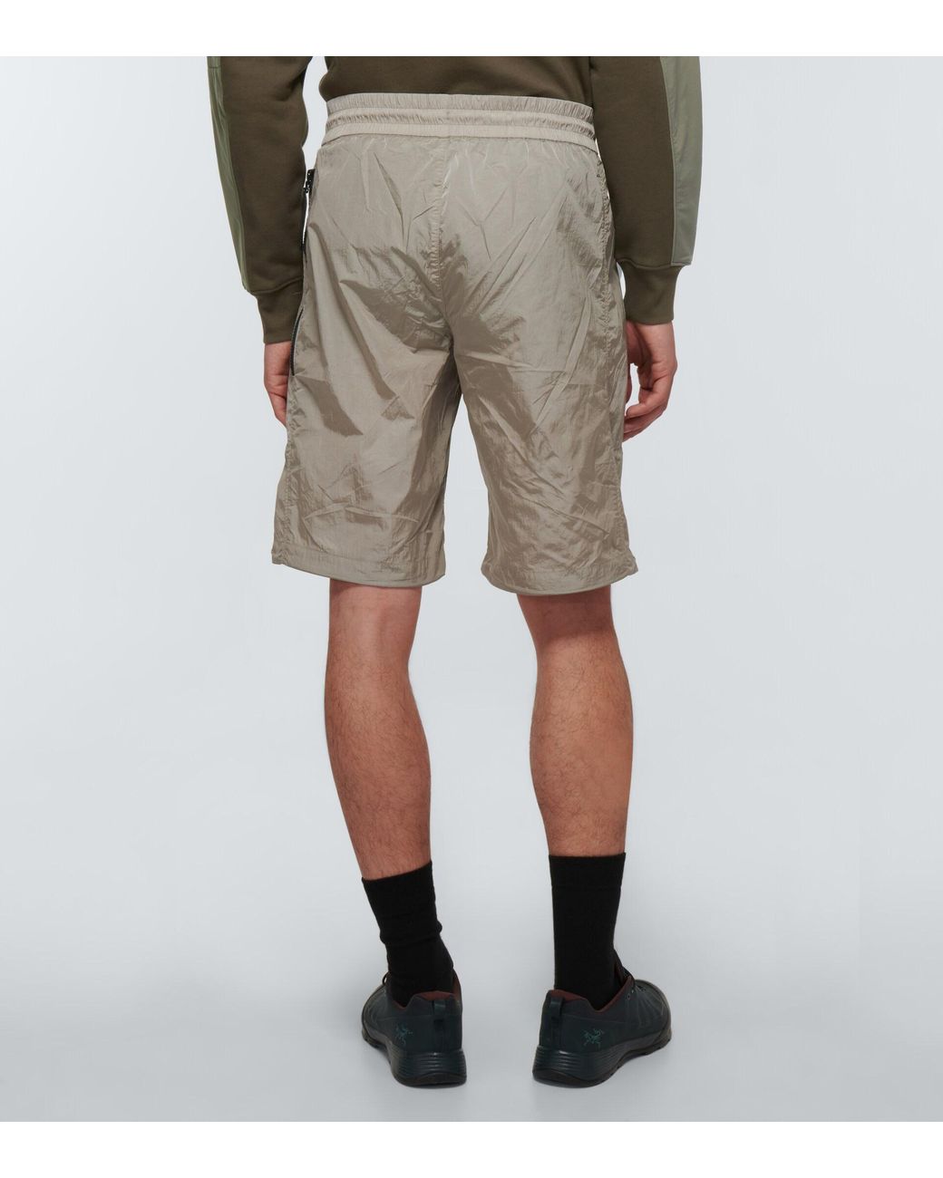 C.P. Company Chrome-r Shorts in Natural 