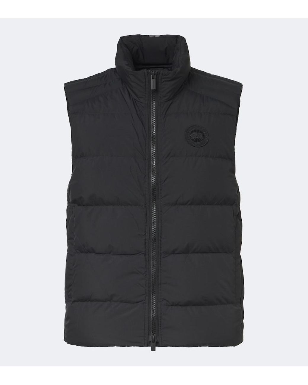 Canada Goose Black Crofton Enduraluxe Down Vest for men