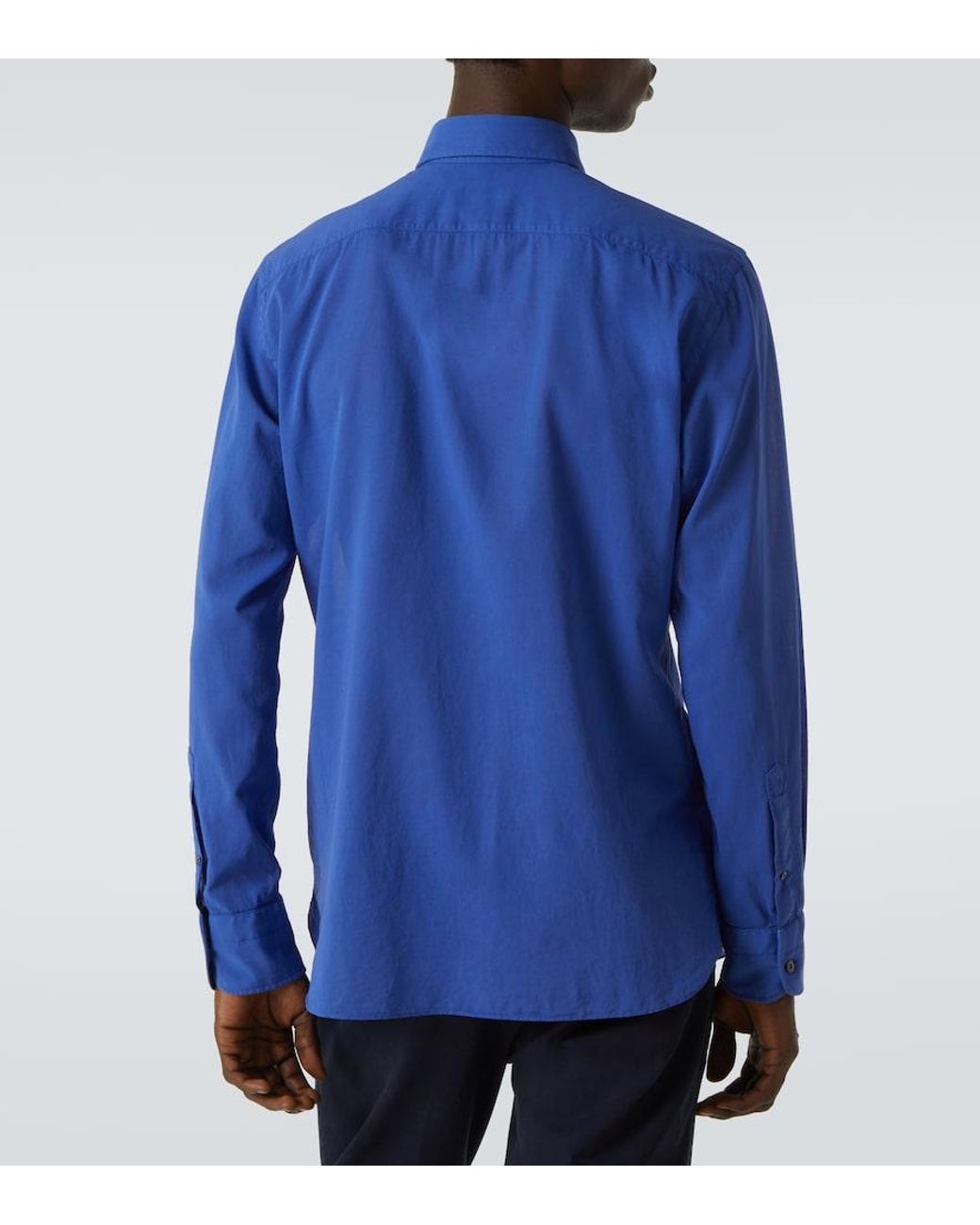 Tom Ford Blue Cotton Shirt for men