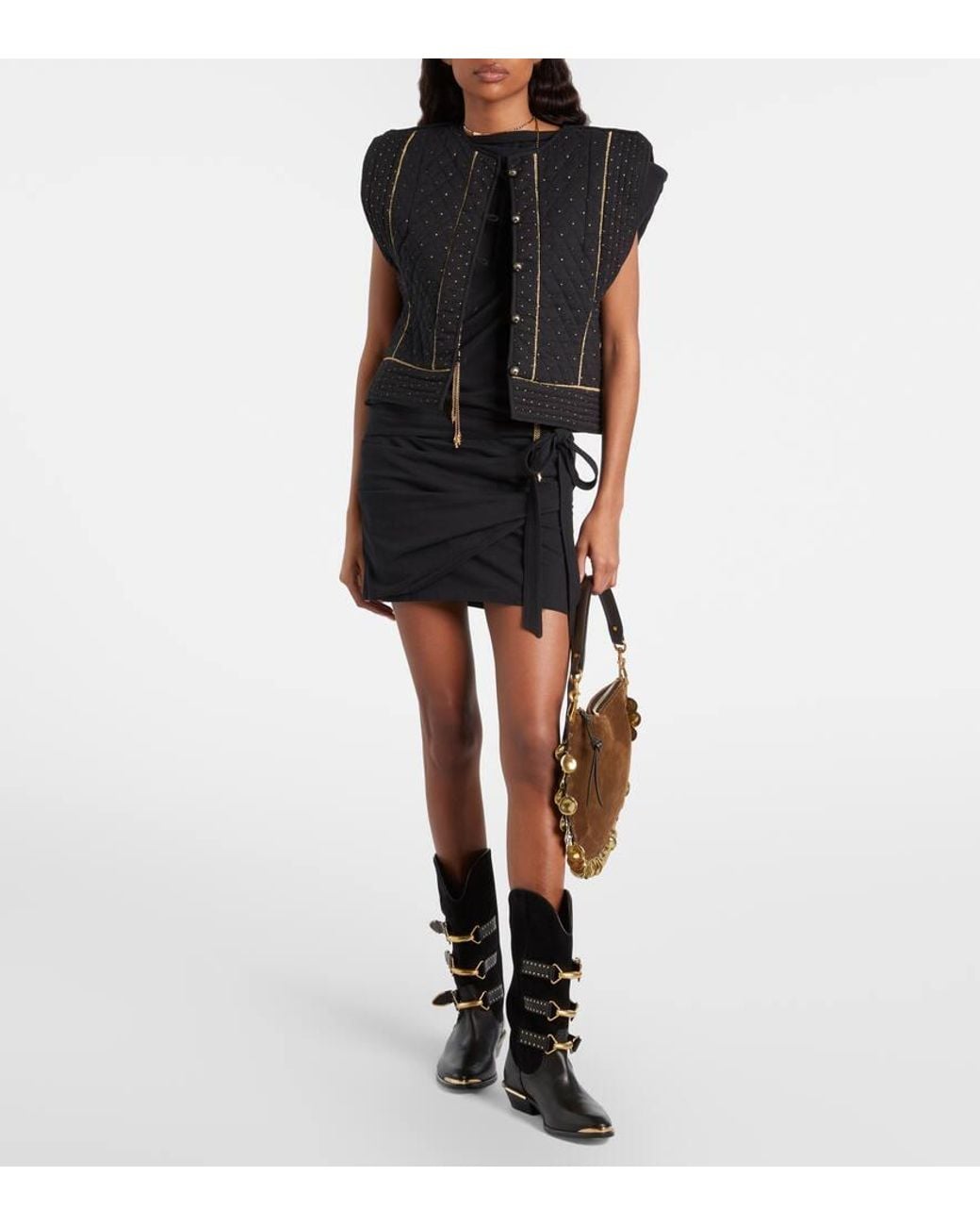 Isabel Marant Brown Oskan Soft Small Suede Crossbody Bag