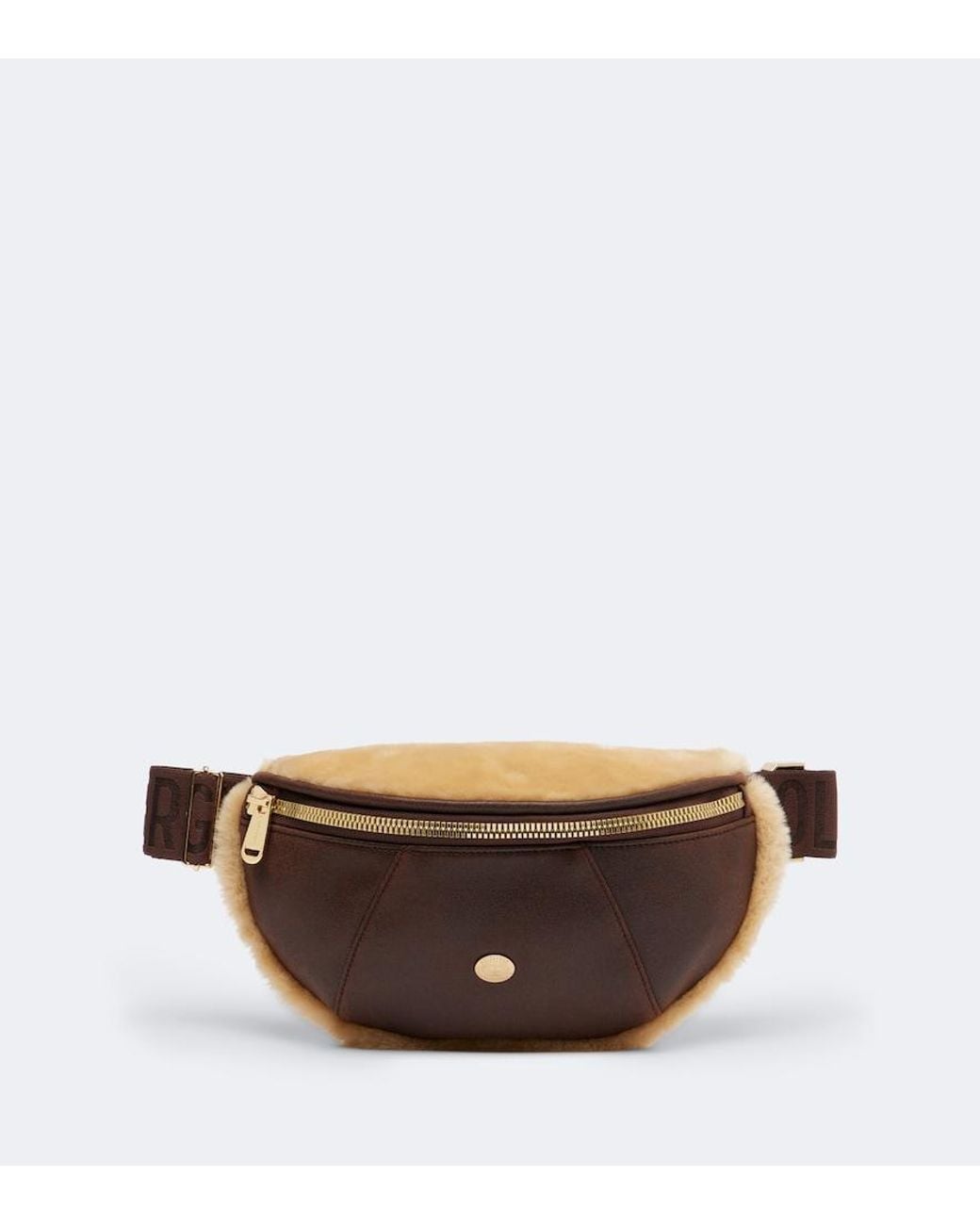 Goldbergh Brown Small Paneled Belt Bag
