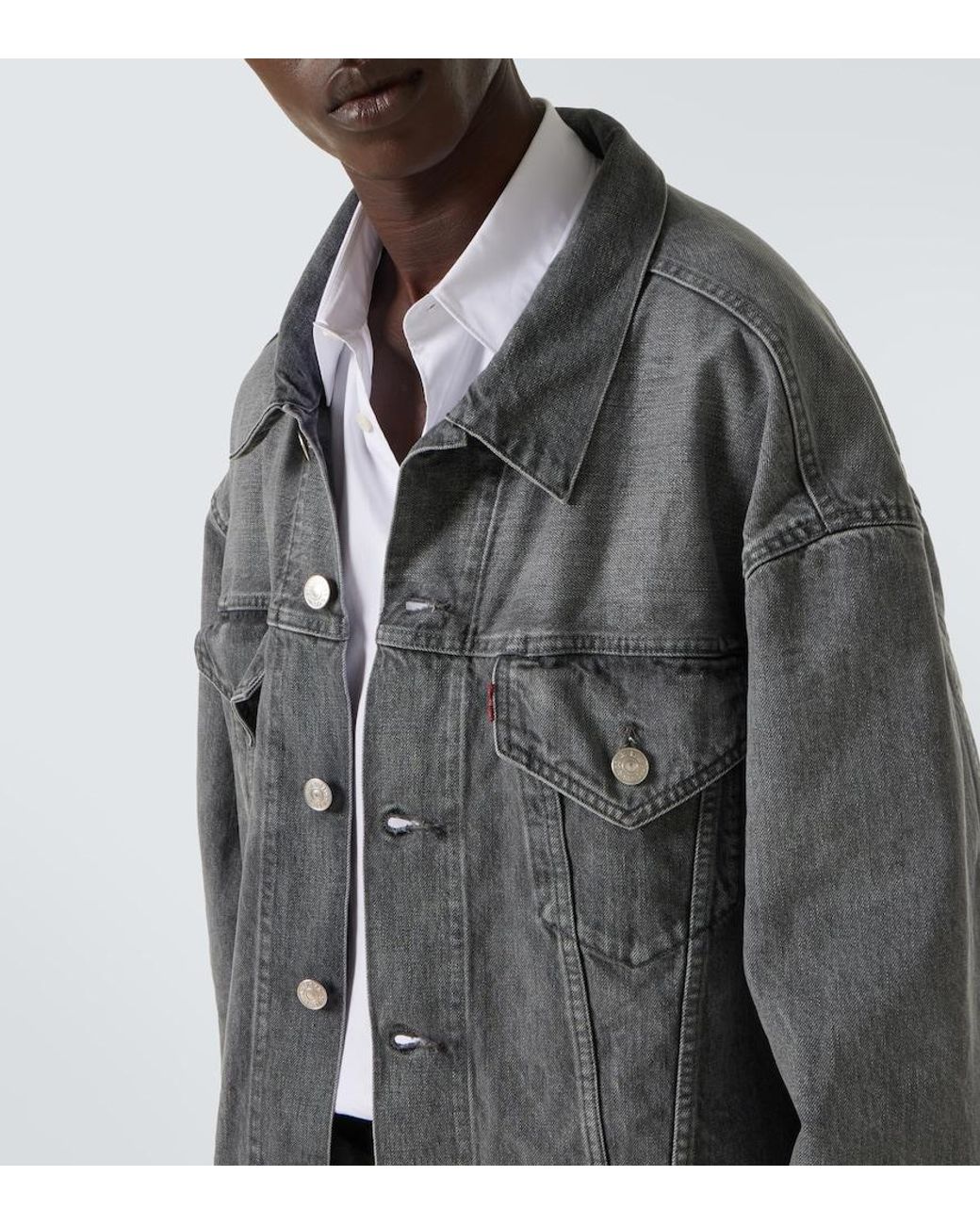 Junya Watanabe Gray X Levi's Denim Jacket for men