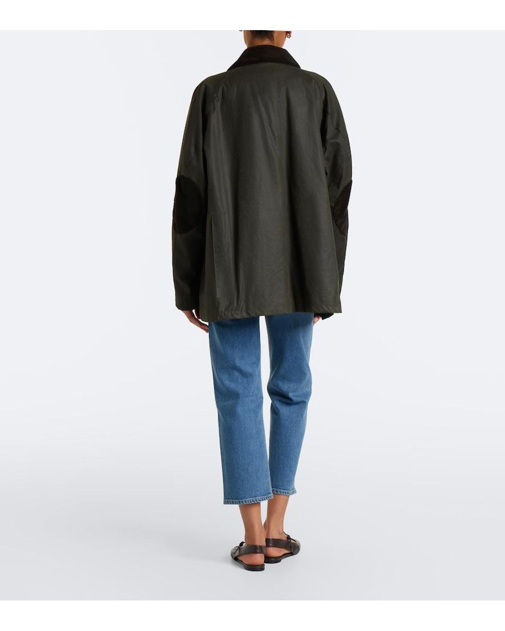 SLVRLAKE Denim Blue London Cropped Straight Jeans