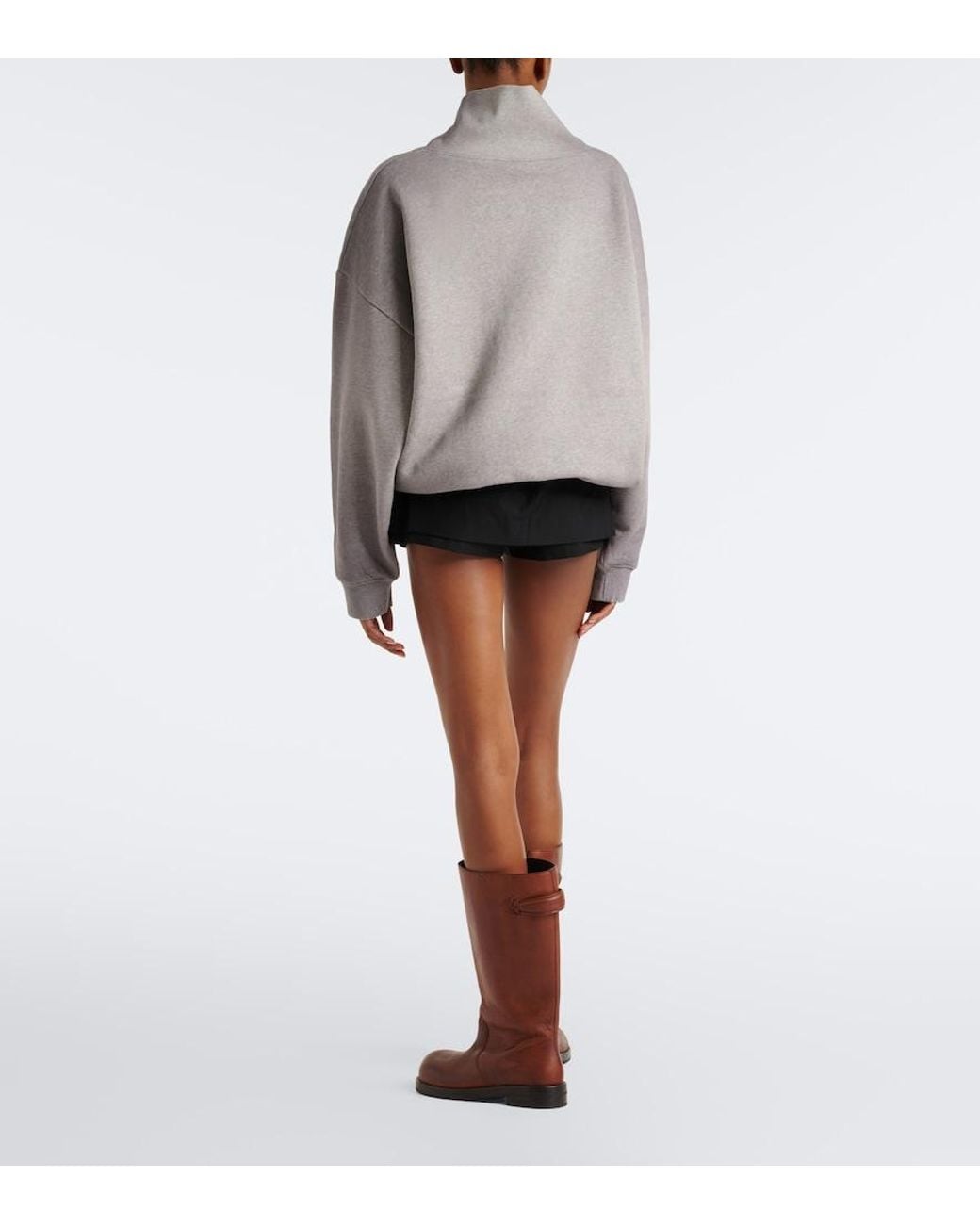Acne Black Cotton Skort