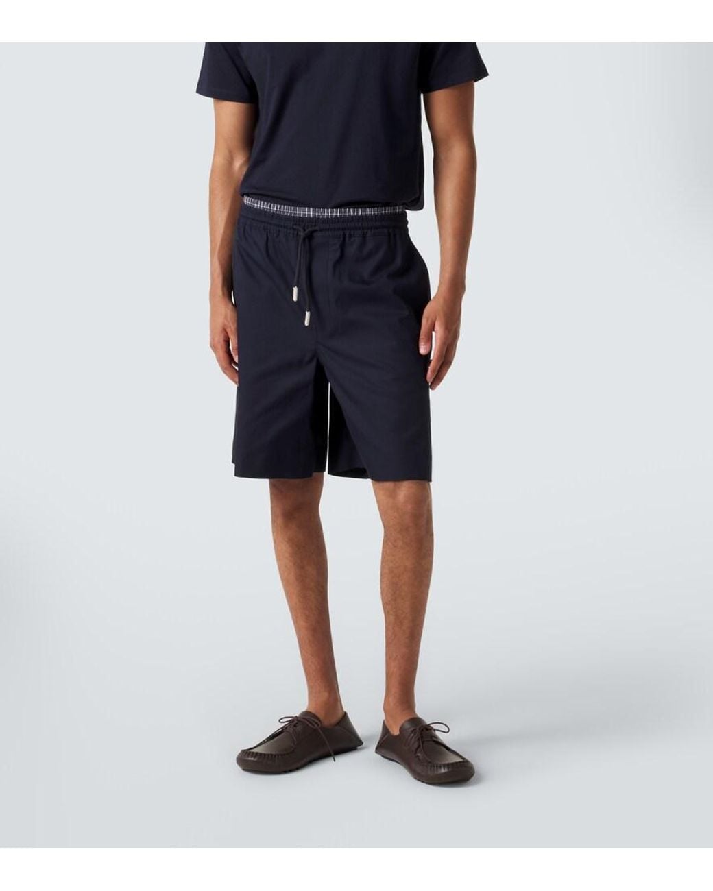 Bermuda En Coton Loewe pour homme en coloris Blue