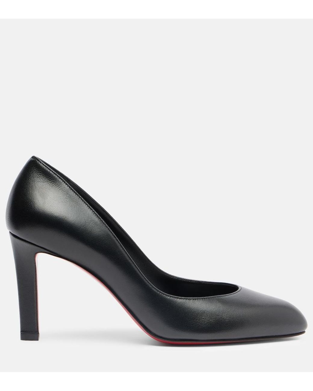 Christian Louboutin Black Fannylove 85 Leather Pumps