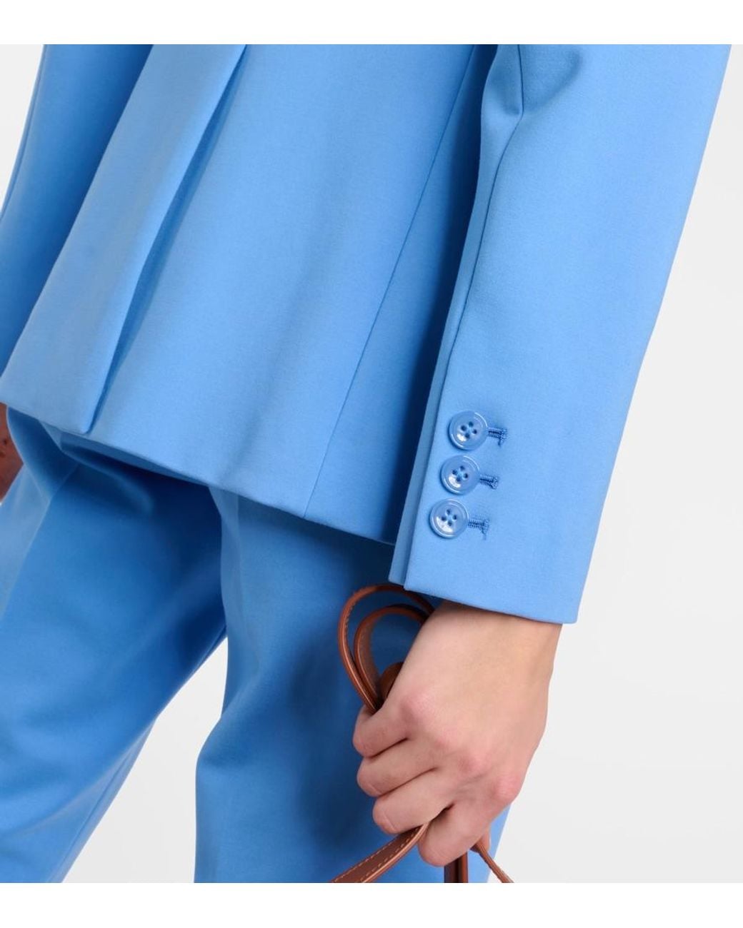 Dorothee Schumacher Blue Double-Breasted Blazer