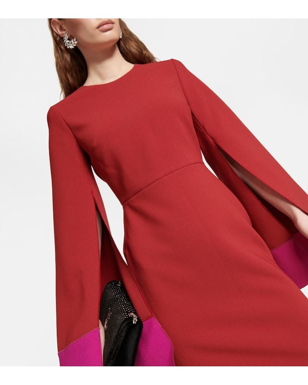 Roksanda Red Zimara Midi Dress
