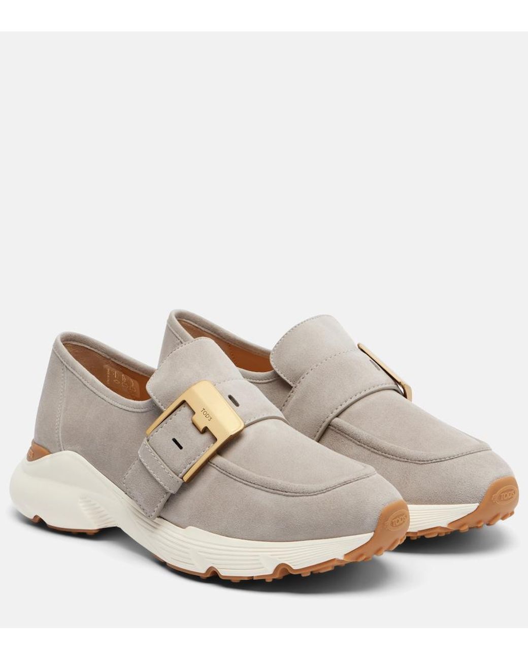 Baskets Runner En Daim Tod's en coloris White