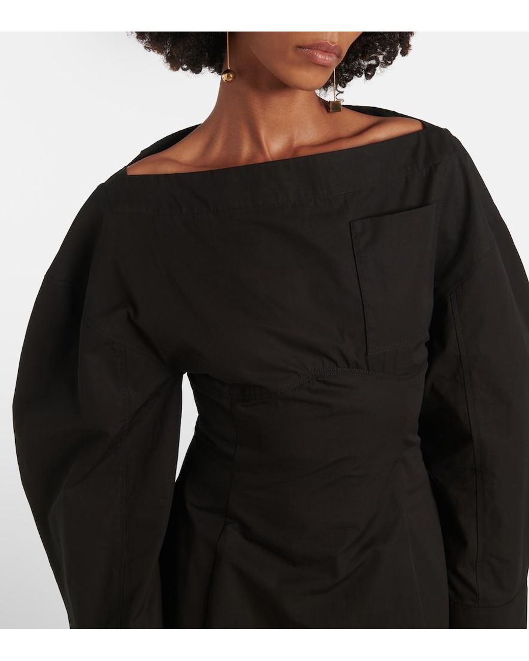 Jacquemus Black Dress Casaco