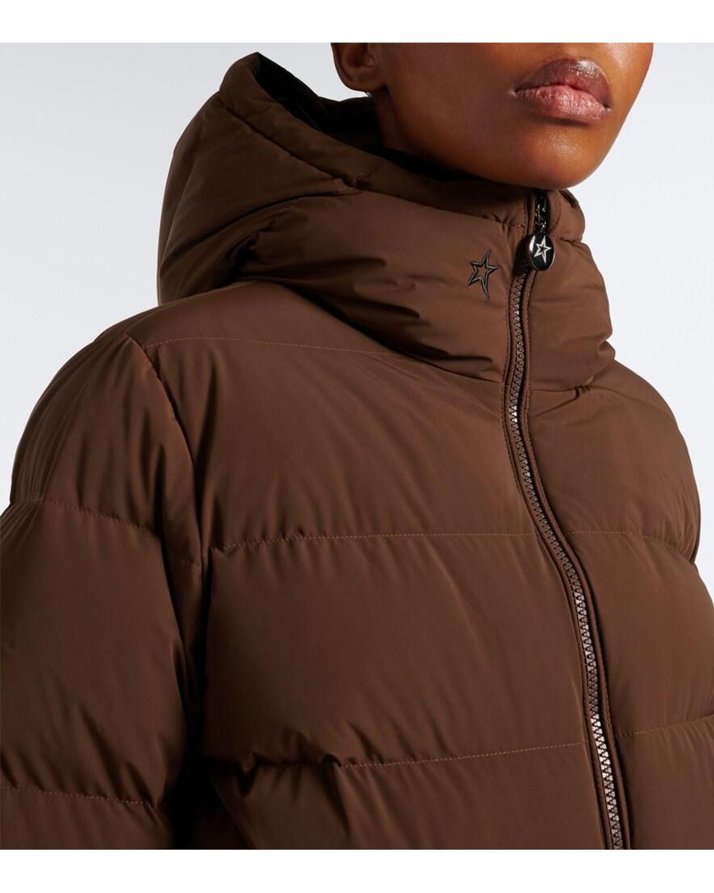 Perfect Moment Brown Polar Flare Down Ski Jacket