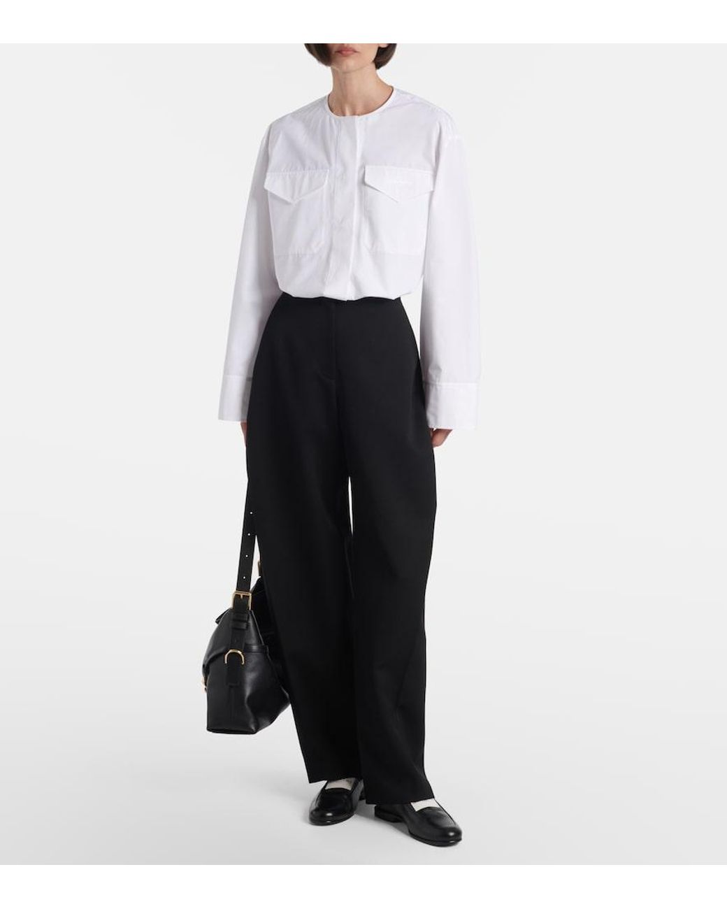 Borsa A Spalla Voyou Medium di Givenchy in Black