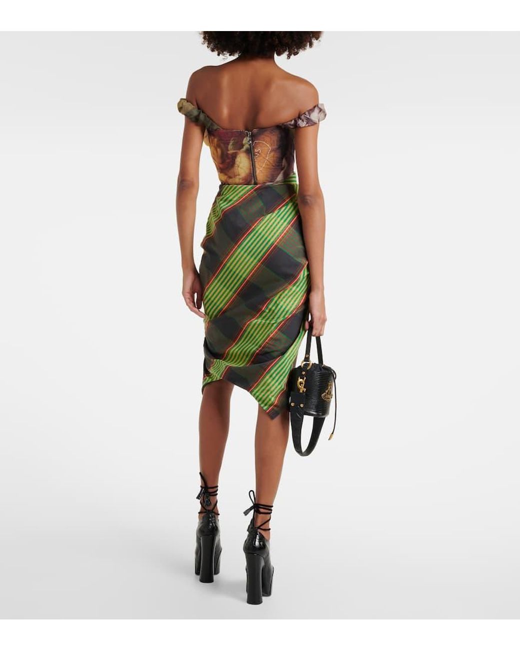 Vivienne Westwood The Kiss Sunday Bustier Top in Metallic | Lyst Vivienne Westwood The Kiss Sunday Bustier Top in Metallic | Lyst