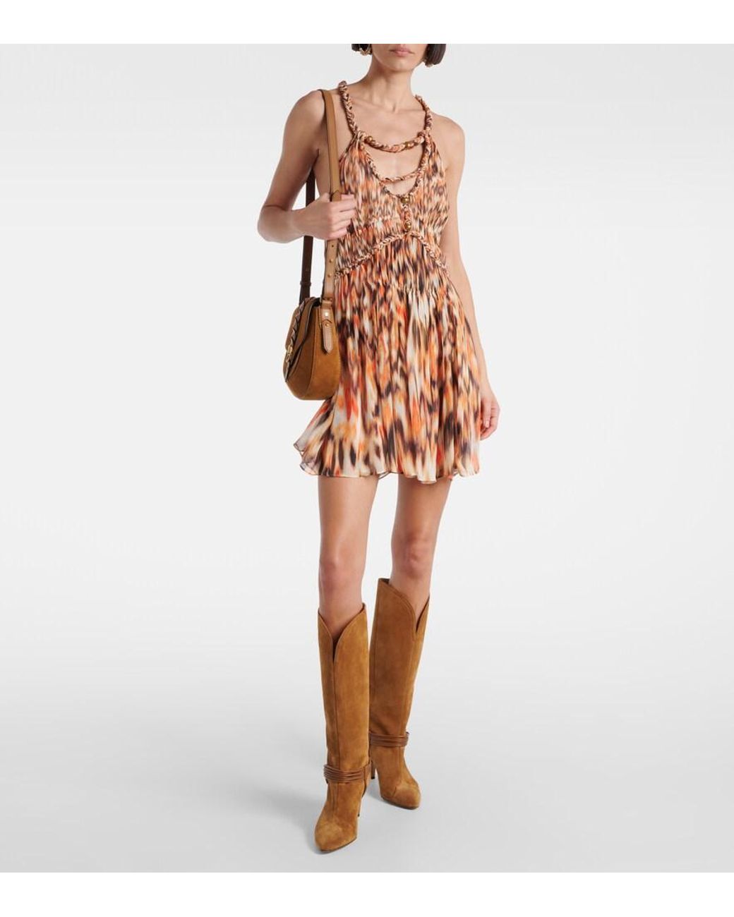 Isabel Marant Brown Lestany Suede Knee-High Boots