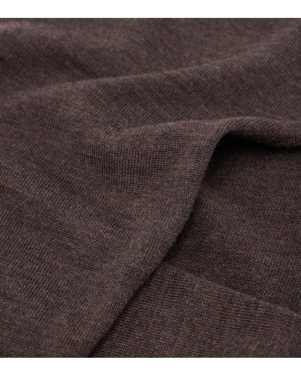 Lemaire Brown Wool Hood