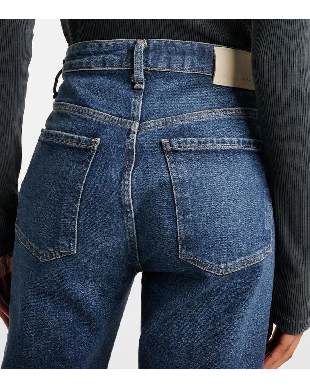 Citizens of Humanity Blue Zurie Straight Jeans