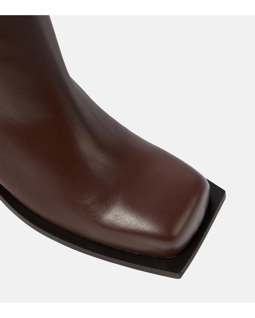 Gia Borghini Brown Blondine Leather Ankle Boots