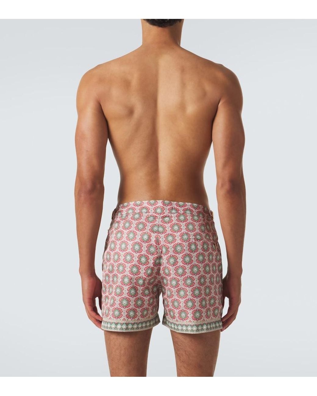 Orlebar Brown Pink Setter Printed Swim Trunks for men