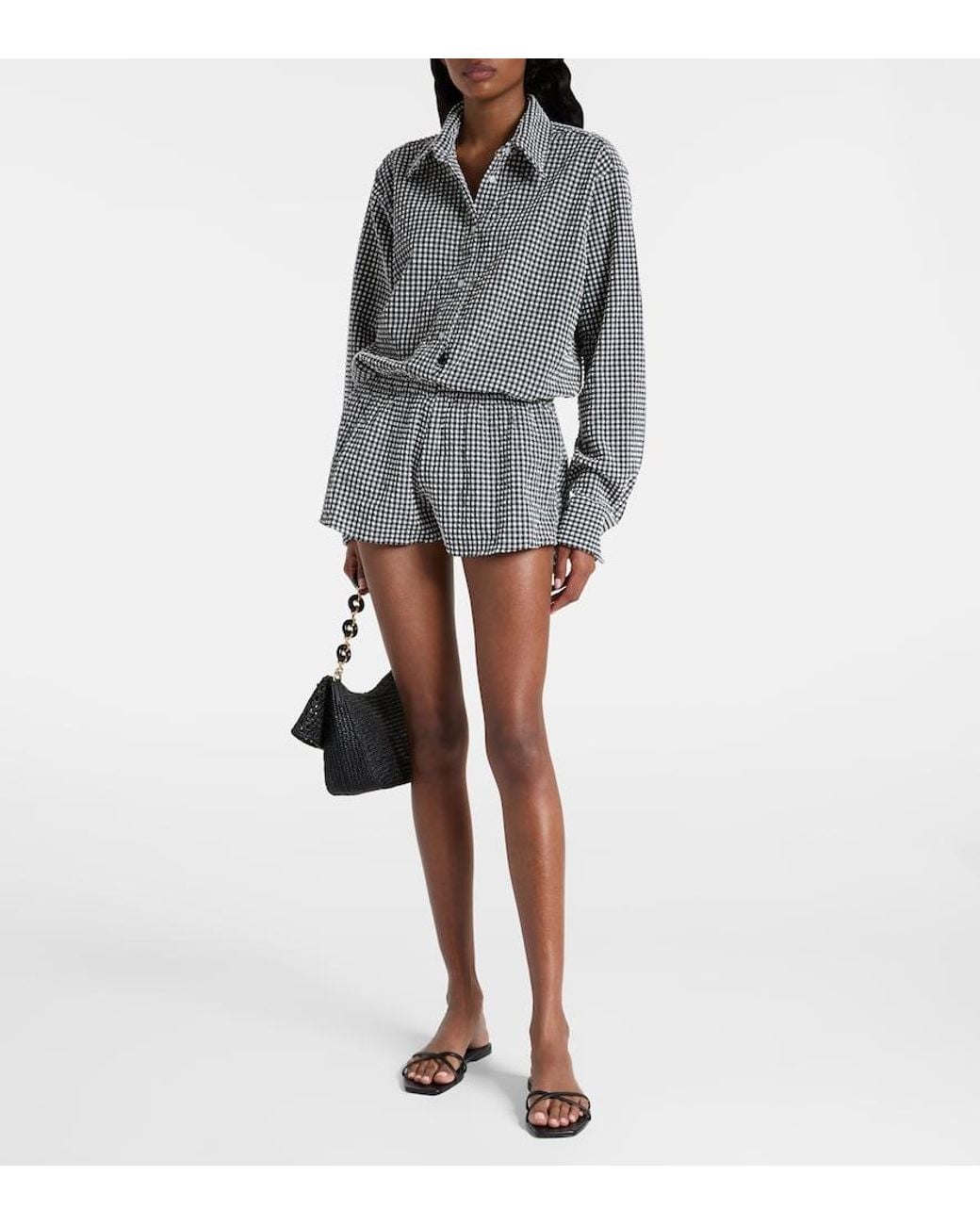 Hunza G Blue Oversize-Hemd