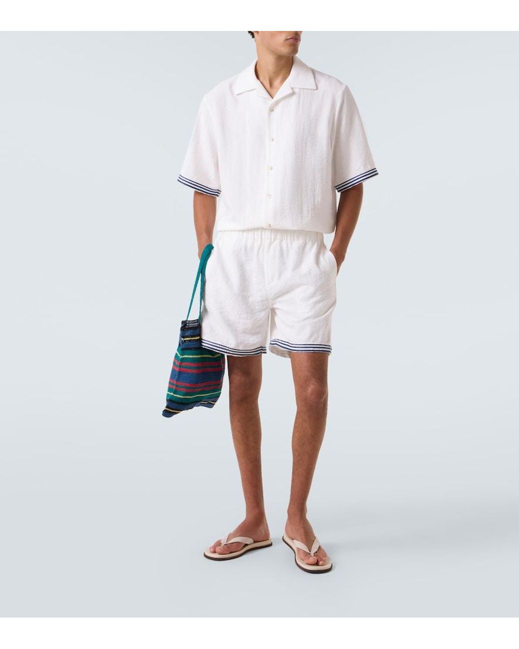 Chemise Brodee Commas pour homme en coloris White