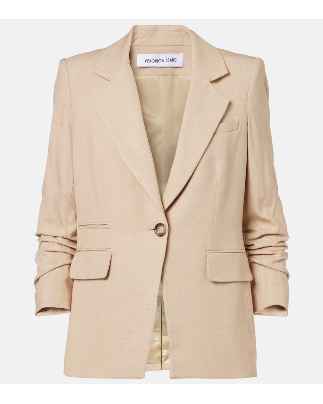 Veronica Beard Natural Battista Blazer