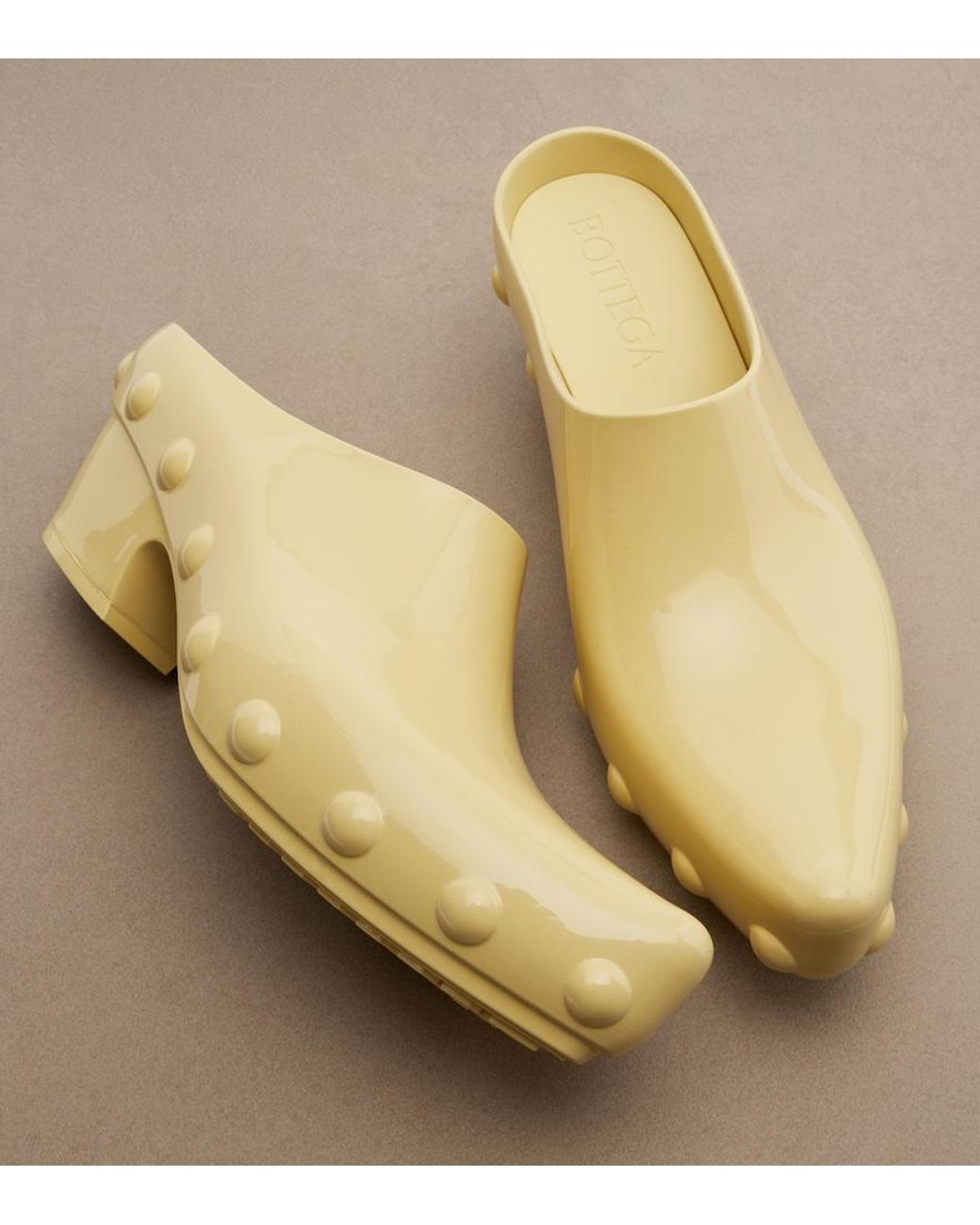 Bottega Veneta Natural Gondola Mules