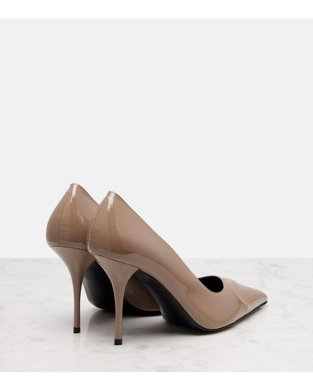Alaïa Natural Le Cour 3D 90 Patent Leather Pumps