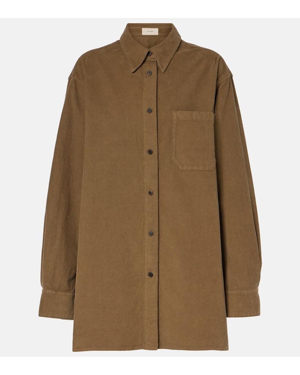 The Row Natural Tan Idro Shirt