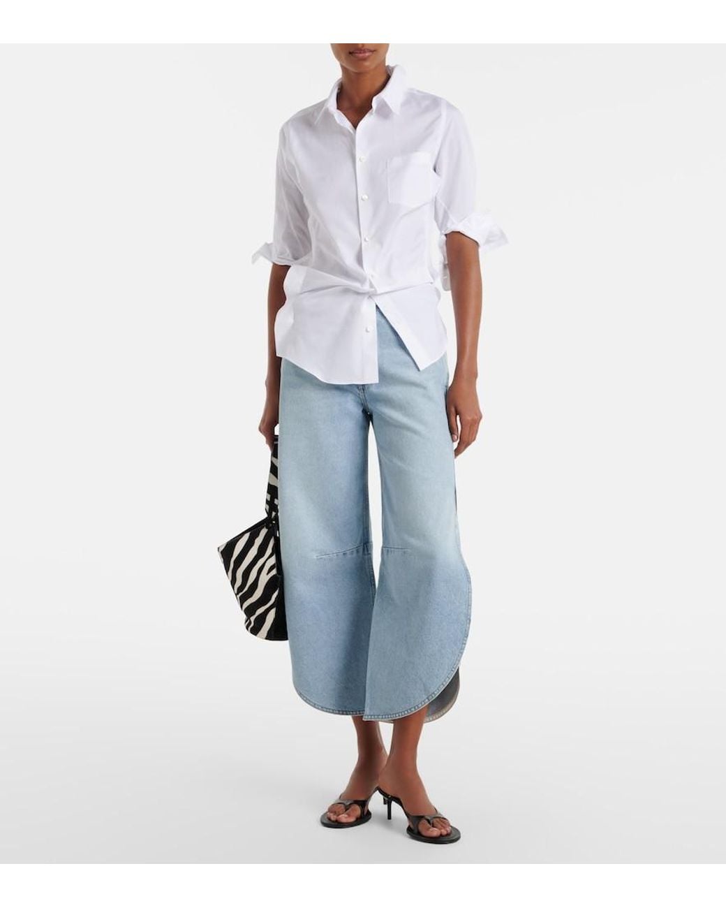 Citizens of Humanity Blue Tulip Barrel-Leg Jeans