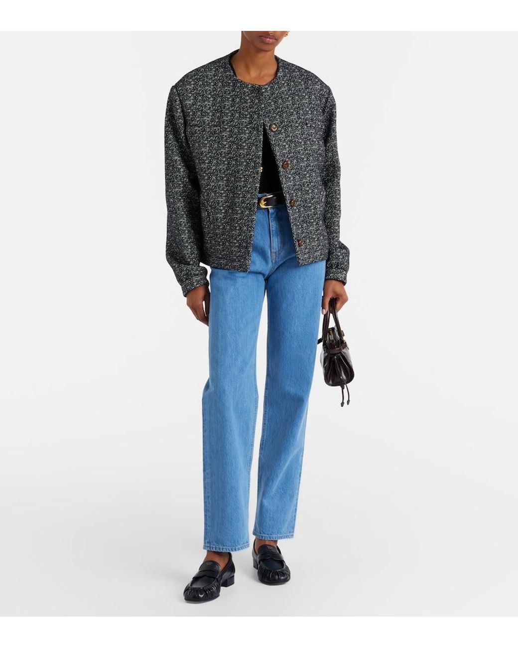 Blazé Milano Blue Nariida Straight Jeans