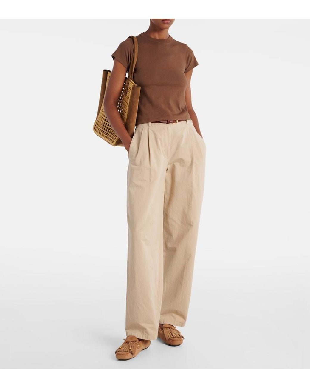 Jimmy Choo Brown Manon F Fringed Suede Boat Shoes