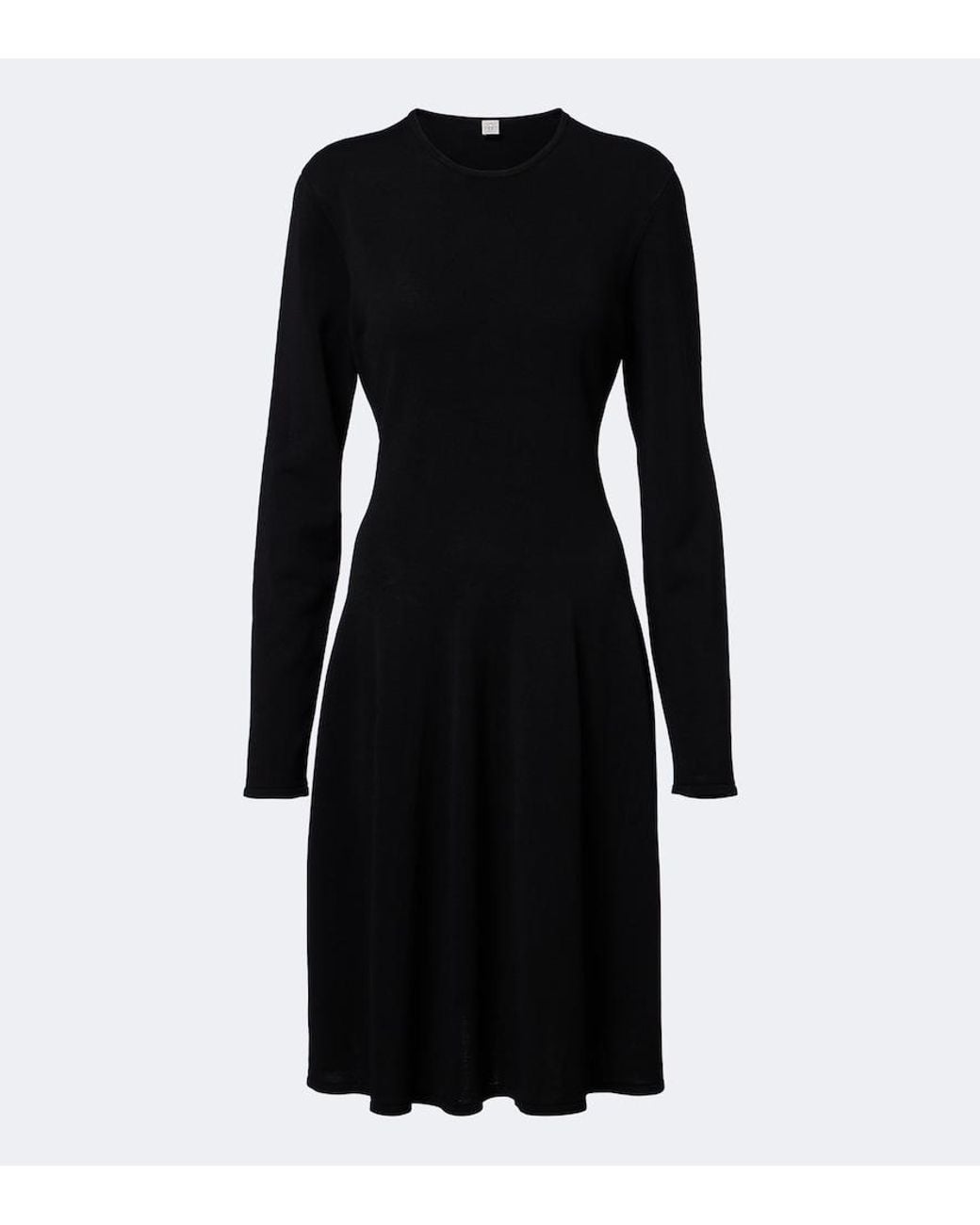 Totême Black Knitted Minidress