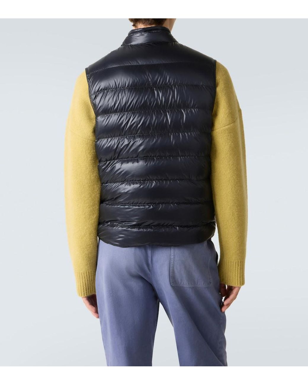 Moncler Blue Gui Down Vest for men