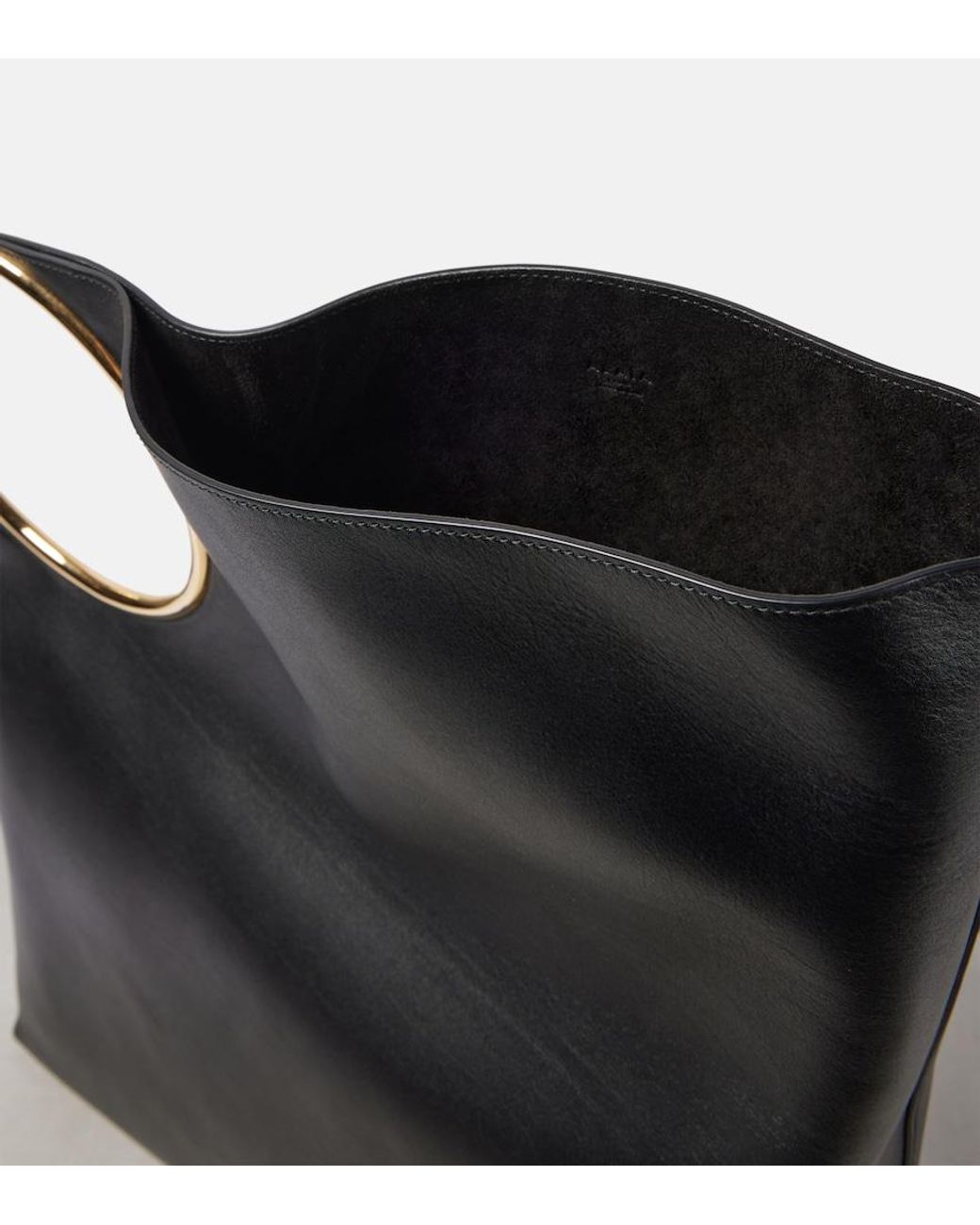 Alaïa Black Ring Xl Leather Tote Bag