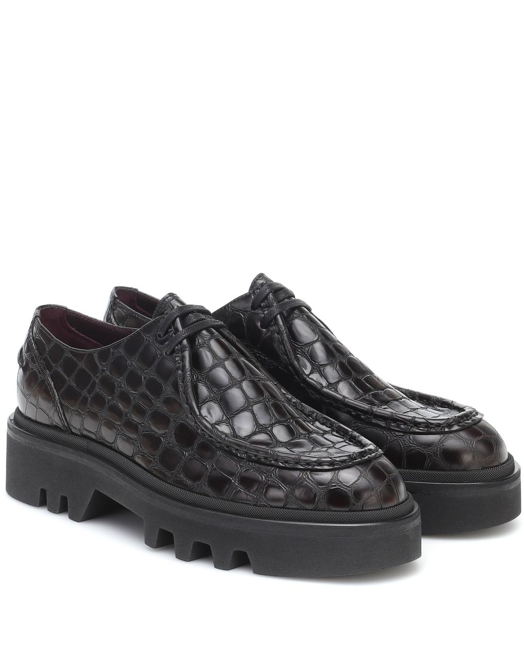 Dries van noten leather derby shoes deals