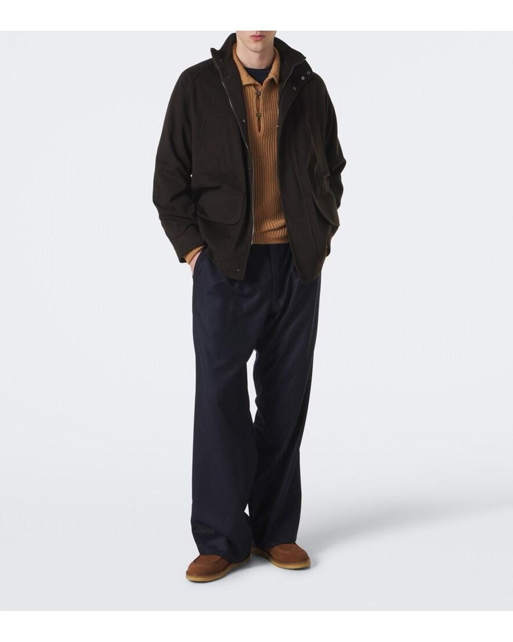 Pull En Coton STÒFFA pour homme en coloris Brown