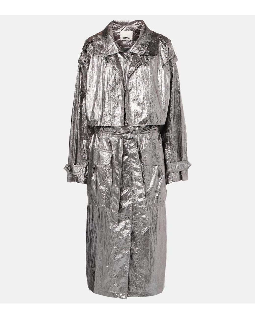 Isabel Marant Gray Lsikagd Trench Coat