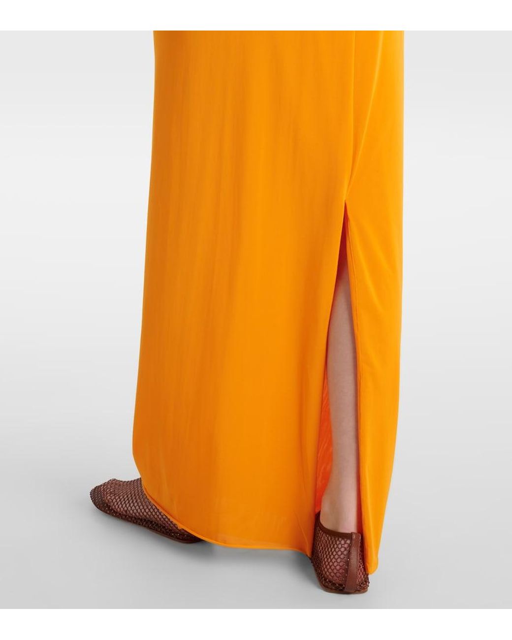Christopher Esber Yellow Venus Cutout Maxi Dress