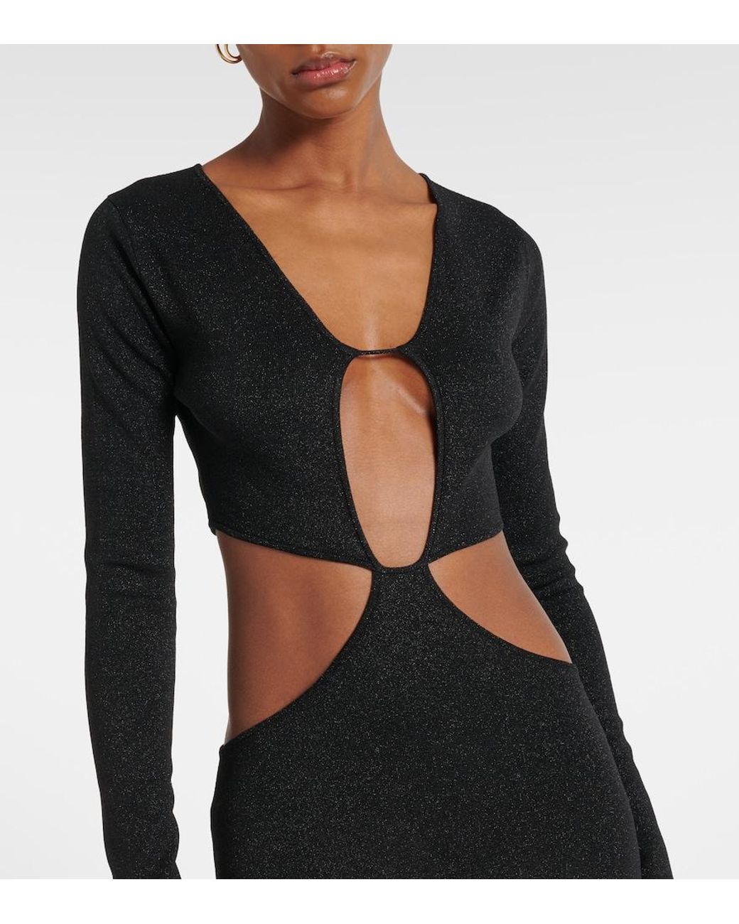 SAME Black Maxikleid