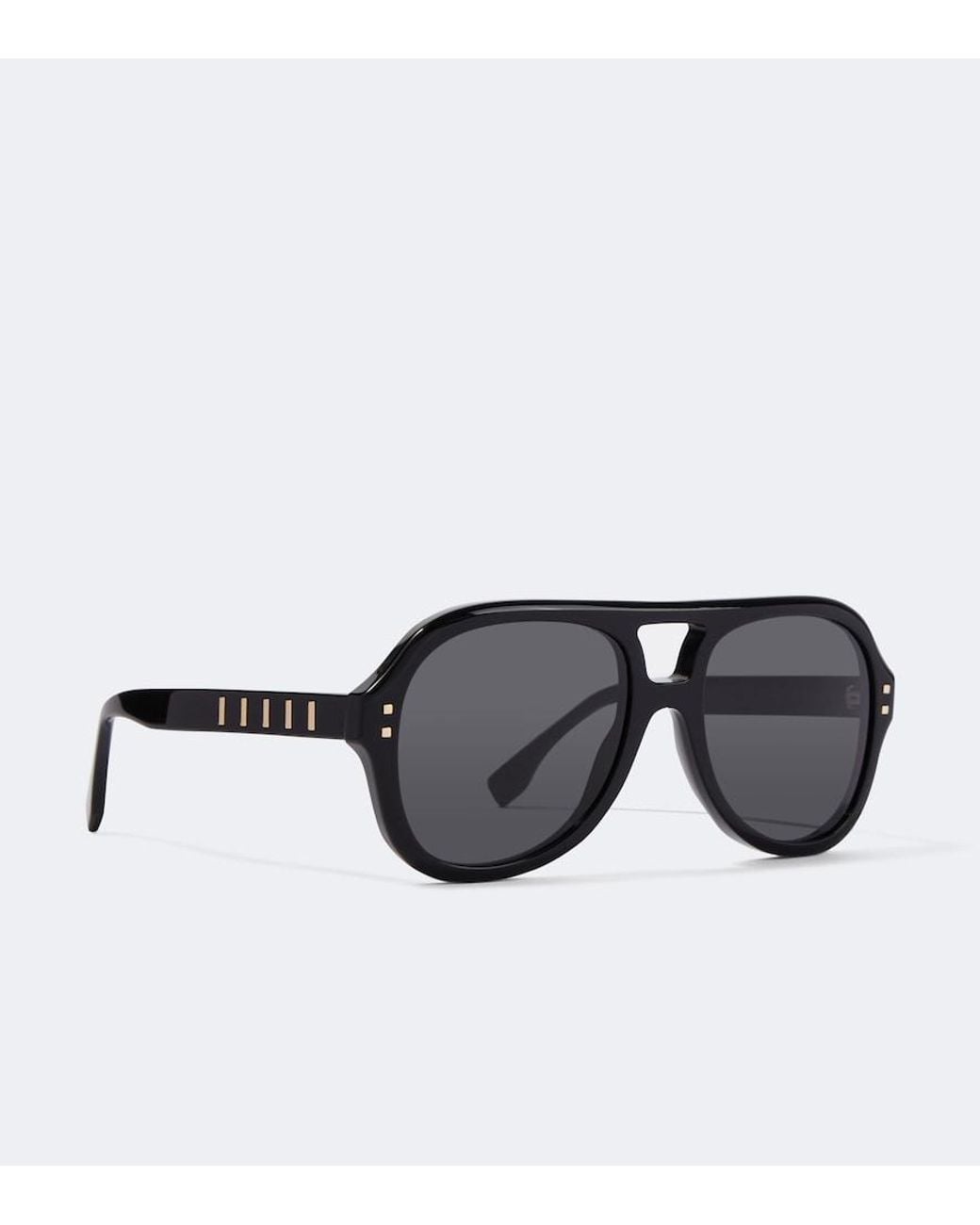 Fendi Black Five Sisters Navigator Sunglasses for men