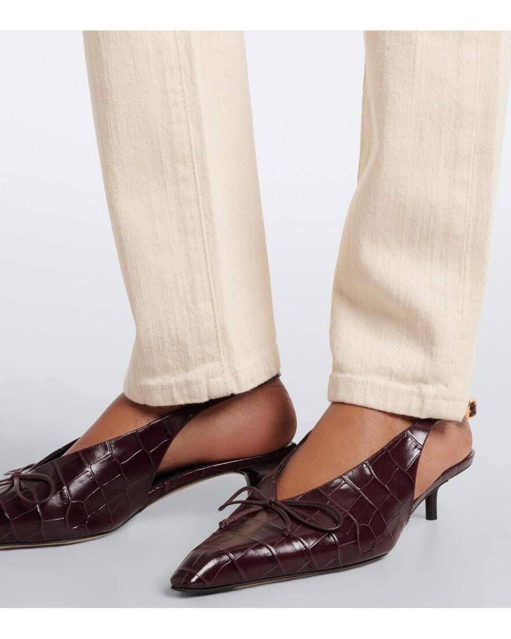 Jacquemus Natural Palma De-Nimes Skinny Jeans