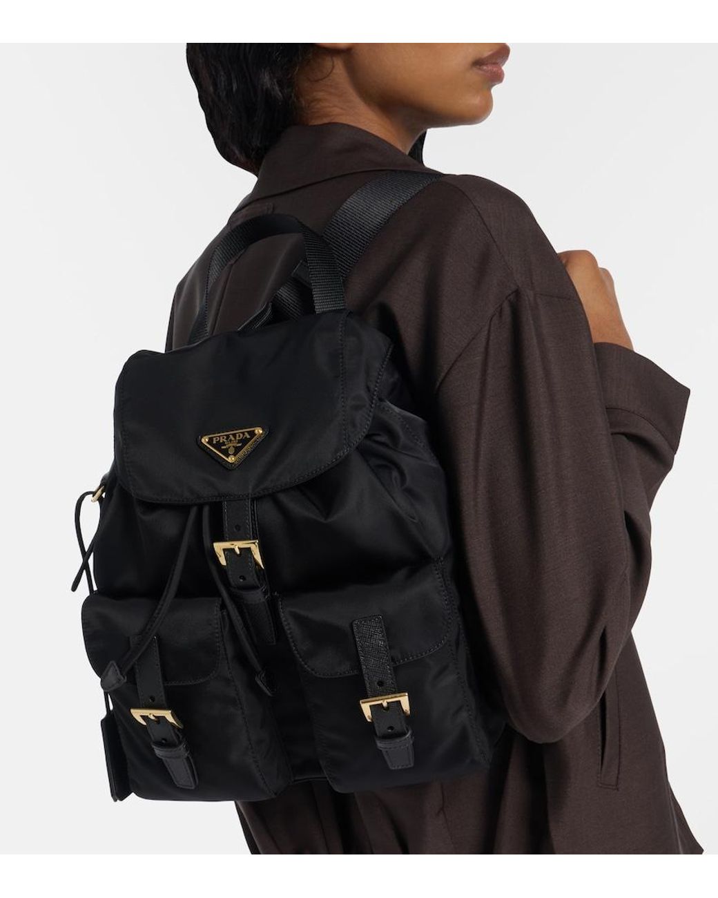 Prada Black Re-Edition 1978 Small Backpack