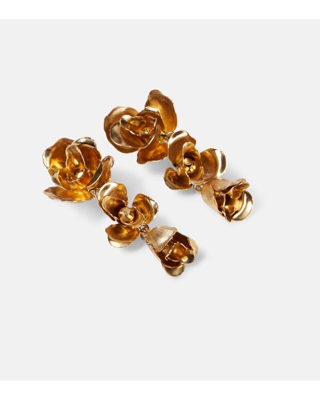 Jennifer Behr Metallic Amyrin Small-Plated Drop Earrings