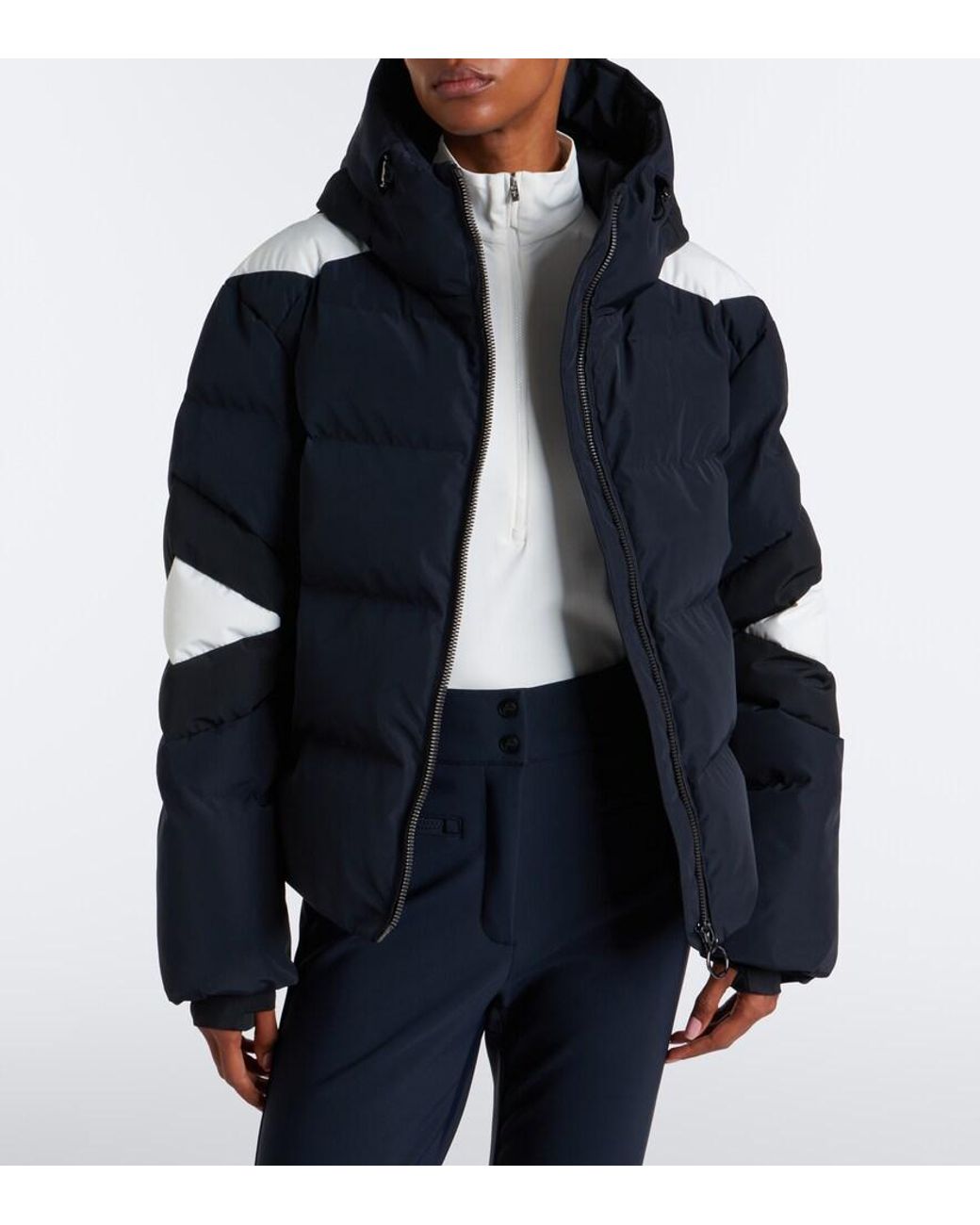 Fusalp Blue Charloy Quilted Ski Jacket