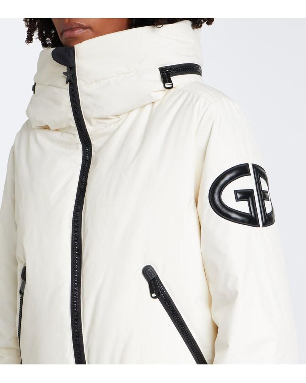 Goldbergh White Porter Hooded Ski Jacket
