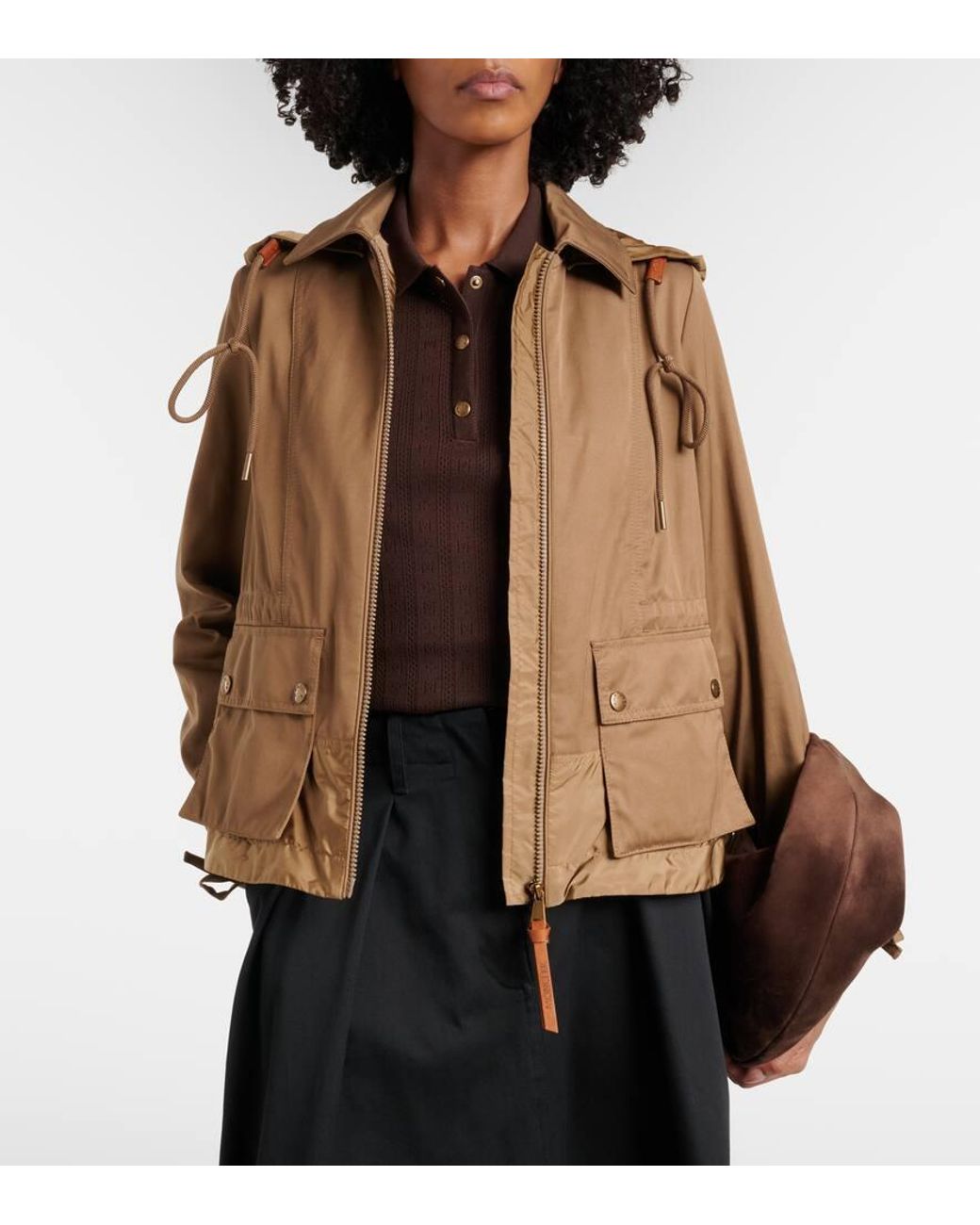 Moncler Brown Jacke Adenium