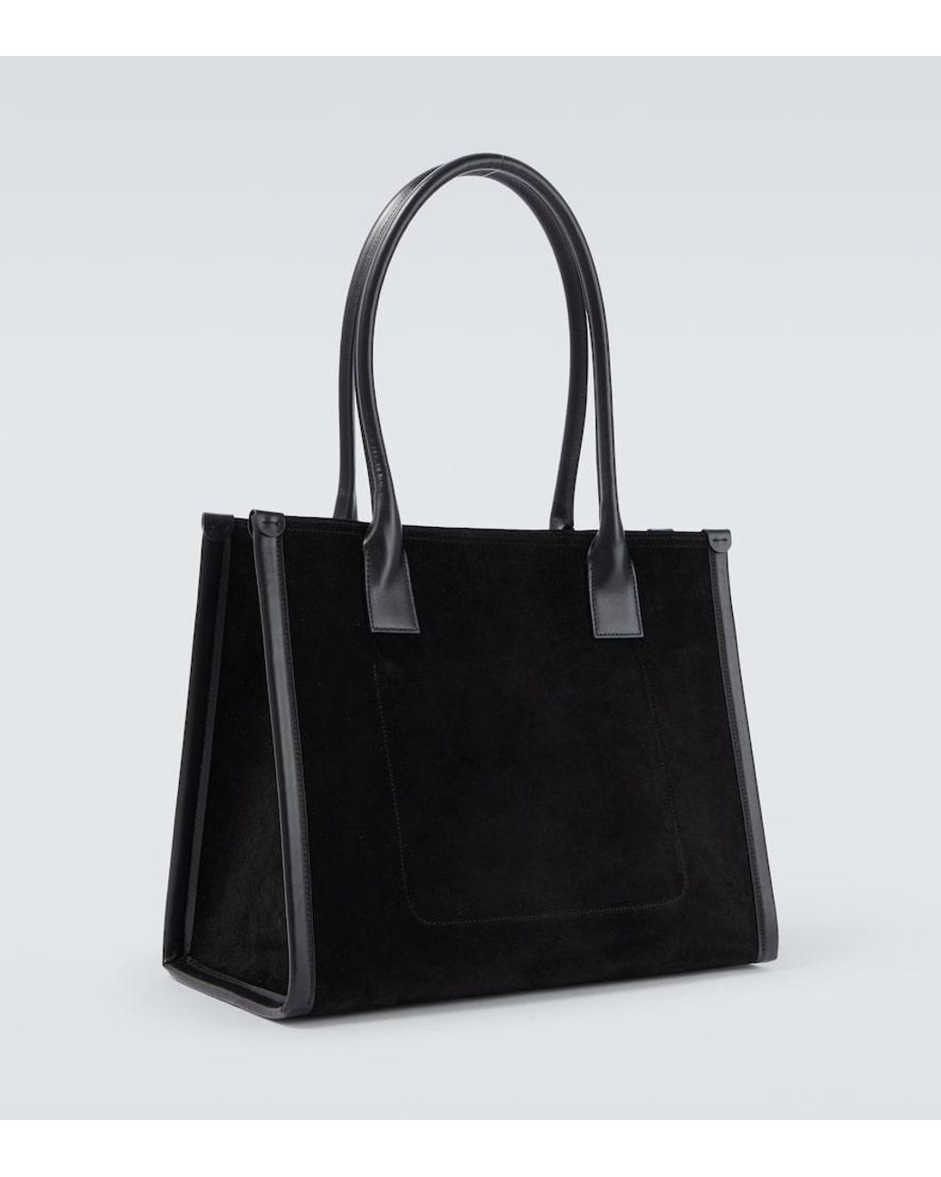Christian Louboutin Black By My Side Suede Tote Bag for men