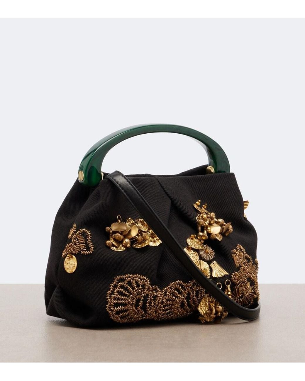 Borsa A Mano Small di Dries Van Noten in Black